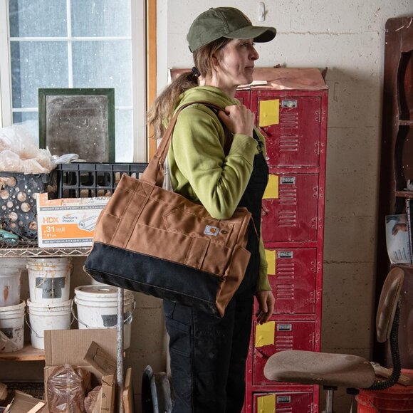 600D Polyester East West Tote - Sturdy, Water-Repellent & Spacious Design - Picture 6 of 7